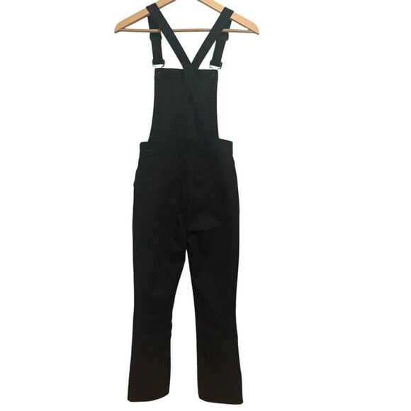 Madewell Cali Demi-Boot Overalls in Black Frost Size XS - Picture 4 of 7